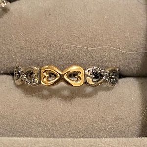 Pandora infinite love with 14k gold ring